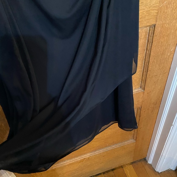 Xscape Woman by Joanna Chen cocktail dress with beading and gathering - Picture 4 of 5